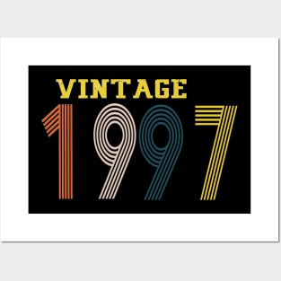 1997 vintage retro year Posters and Art